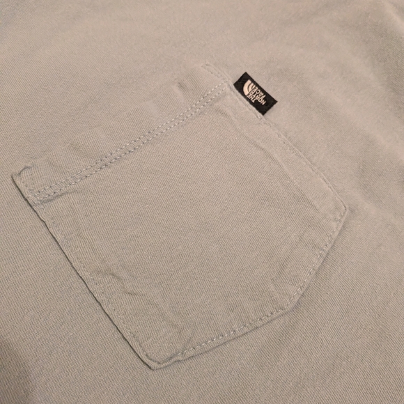 The North Face Women's Blue/Gray Short Sleeve Tee - Picture 2 of 3